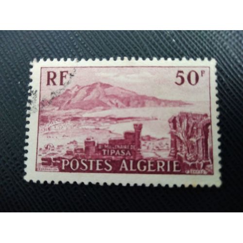 Timbre Algerie Y T 327 Montagne De Chenoua Et Tipasa 1955 (220509 )