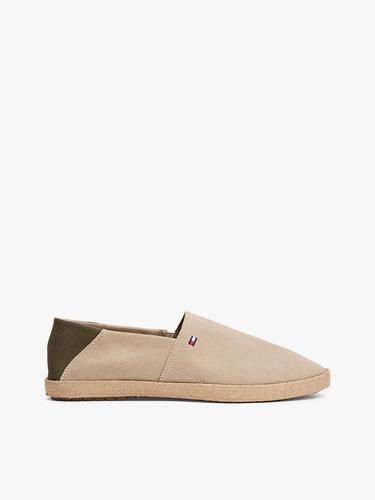 Espadrilles Crantées Drapeau Brodé Hilfiger Espadrille Core Textile/beige