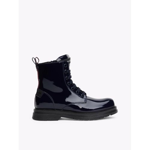 Bottines Vernies Lacets Lacesup Bootie/blue