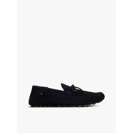 Mocassins De Conduite Crantés En Daim Hilfiger Folded Suede Driver/navy Blue
