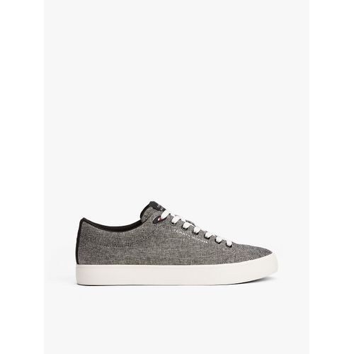 Baskets En Chambray De Lin Th Hi Vulc Low Core Chambray/black