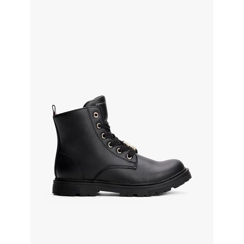 Bottines Crantées Lacets Lacesup Bootie/black