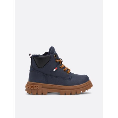 Bottines Crantéespaisses Lacets Lacesup Bootie/blue
