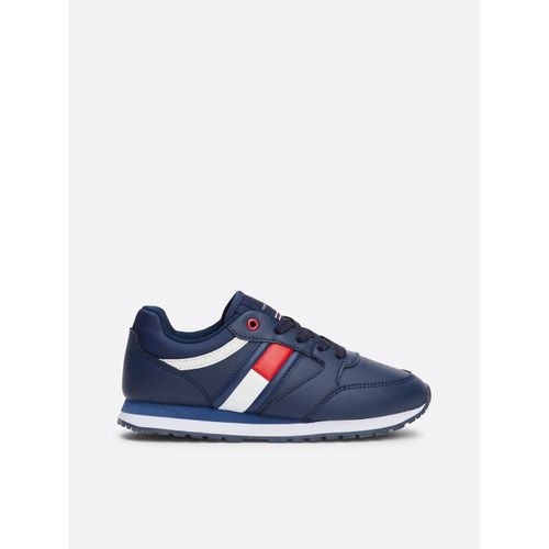 Baskets Lacets Et Drapeau Flag Low Cut Lacesup Sneaker/blue