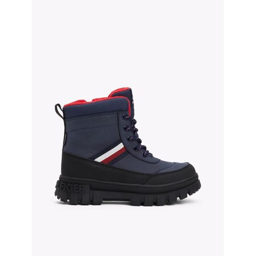 Bottines En Fausse Fourrure Stripes Fur Boot/blue