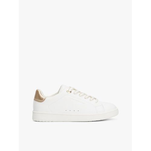 Baskets Métallisées Lacets Low Cut Lacesup Sneaker/white/gold