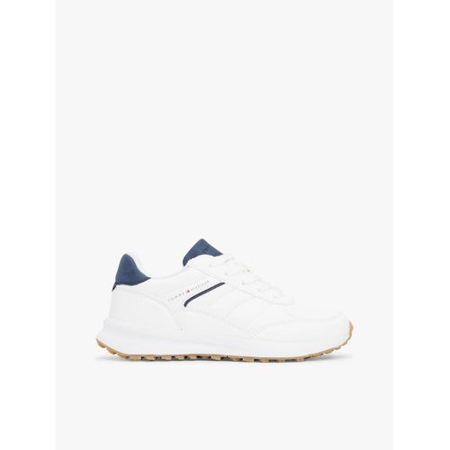 Baskets Logo Contrasté Low Cut Lacesup Sneaker/white/blue