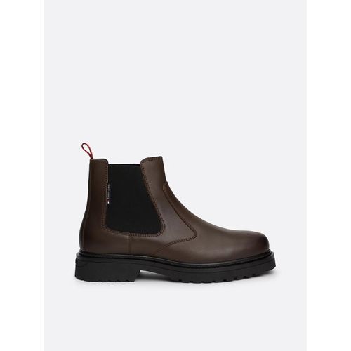 Bottes Chelsea En Cuir Crantées Emblématiques Tjm Chelsea Boot/velvet Brown