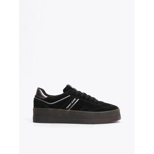 Baskets Compensées The Greenwich En Daim The Greenwich Flatform Elevated/black
