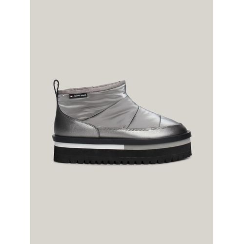 Bottines Matelassées Semelle Compensée Tjw Nylon Flatform Boot Wl/warm Stone