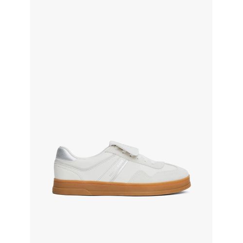 Baskets The Greenwich En Cuir Métallisé The Greenwich Flap/silver