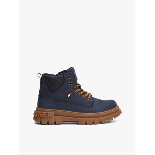 Bottines Crantéespaisses Lacets Lacesup Bootie/blue