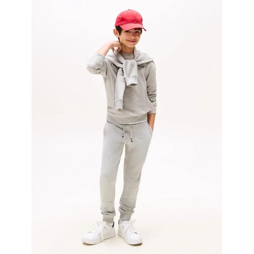 Jogging Essential En Pur Coton À Logo Essential Sweatpants/Light Grey Heather - 110 Cm
