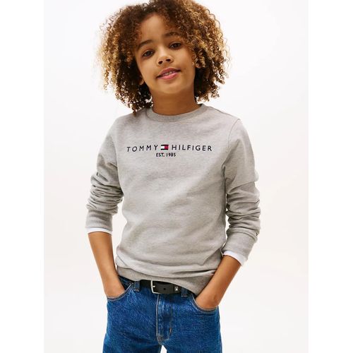 Sweat Essential À Logo Essential Sweatshirt/Light Grey Heather - 104 Cm