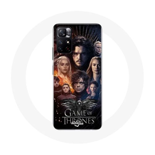 Coque Pour Xiaomi Redmi Note 11s 5g Game Of Thrones Saison 8 Le Trône De Fer L'affiche De L'équipage Logo Aigle Gris