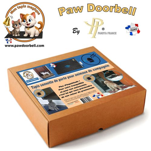 Sonnette De Porte Pour Animaux De Compagnie Pawdoorbell 35x55cm