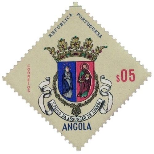 Angola 1963 Blason São Paulo Da Assunção De Luanda Y&T Ao 447 Rp81