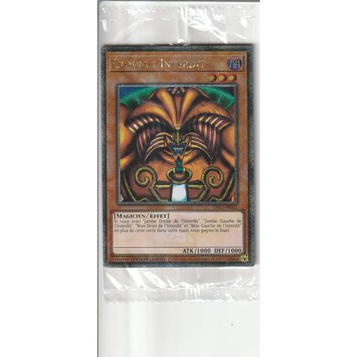 Carte Yu-Gi-Oh - Exodia L' Interdit - Tn23-Fr002 - Secrète-Rare - Sous Blister -