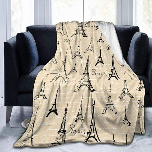 Couverture Patée À La Main Paris Tour Eiffel Couvertures