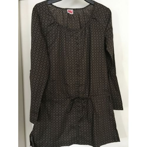 Tunique Longue Dorotennis Marron Taille 40
