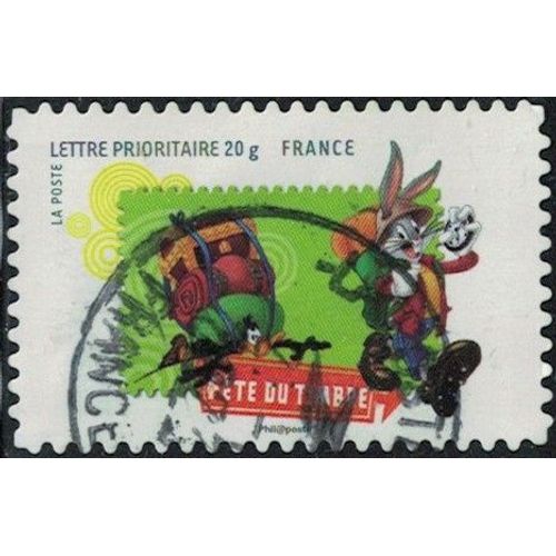 France 2009 Oblitéré Rond Used Bugs Bunny Et Daffy Duck Font De La Randonnée Y&t Fr 270 Su