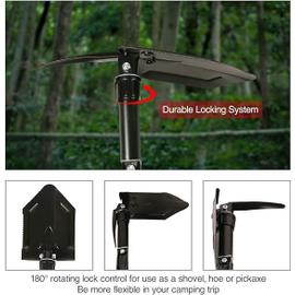 Pelle militaire repliable multifonction pour Camping Shovel Pickaxe avec  Triangular Poignée - Chine Pelle pliante et pelle militaire prix