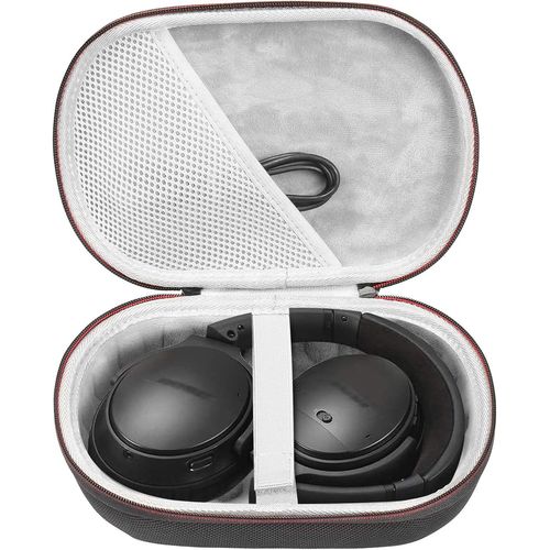 Housse de transport pour casque compatible avec Bose QC35, QC35ii, QC15, QC25 - sac de voyage à coque rigide