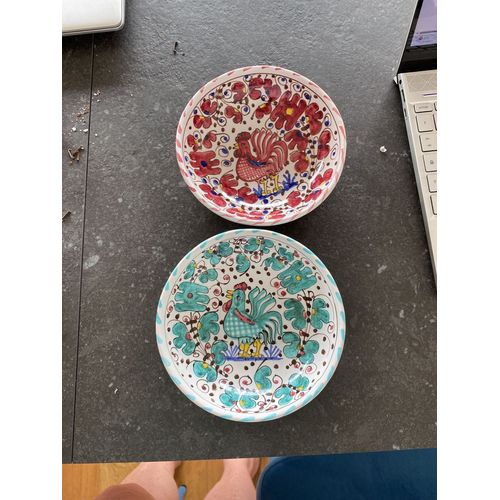 Lot 2 Coupelles Authentique Céramique D'assise (Italie) Signée