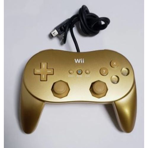 Manette Classique Club Nintendo Wii Zelda Golden