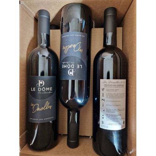 Carton De 6 Btls Des Douelles 2019 Domaine Le Dome Appelation Grignan Les Adhemar
