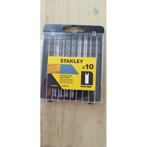 Lot lame scie sauteuse Stanley Lame en U