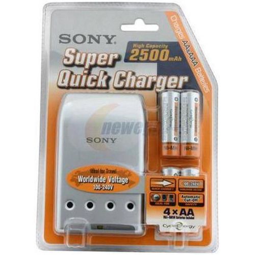 Chargeur de batterie Sony BCG-34HE Cycle Energy Ni-MH taille AA ou AAA bcg-34h BCG-34HE