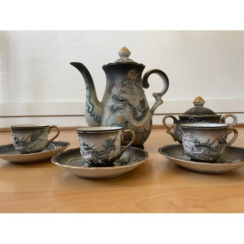Service À Thé "Maroku China" En Porcelaine Fine
