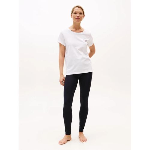 Legging Long Avec Ceinture À Logo Legging/Navy Blue - M