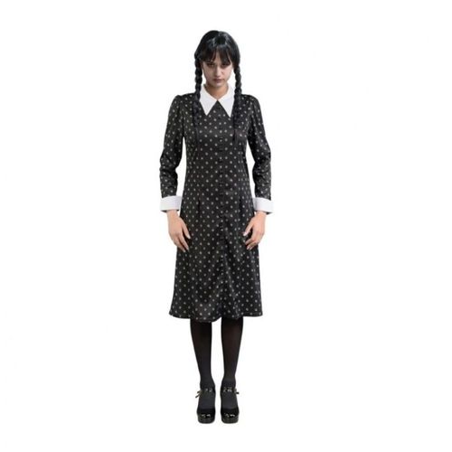 Déguisement Mercredi Robe Écolière À Motifs Femme