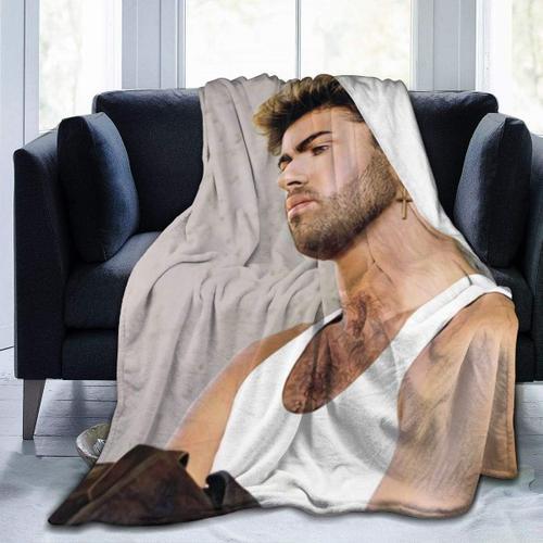 George Michael Sofa Throw Blanket Soft Warm Cosy Lightweight Home Blanket