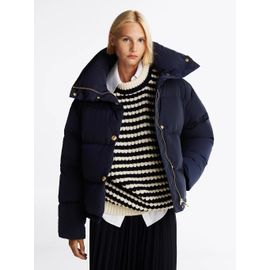 Veste Oversize À Boutons Estampés Gold Button Down Jacket/Navy Blue - Xs-S