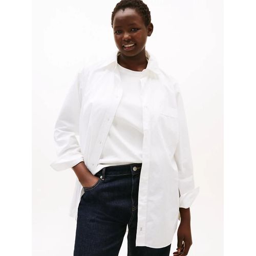 Chemise Oversize Curve En Popeline Crv Ess Poplin Easy Fit Shirt/Optic White - 48