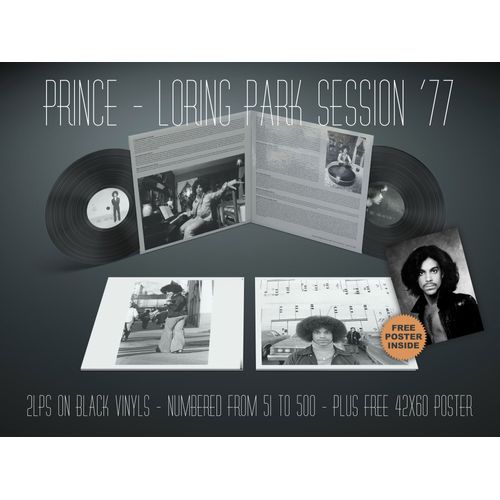 Prince - Loring Park Sessions '77 - 2-Lp Black Edition + 1 Cd Digisleeve + Poster - Limited To 500 Numbered Copies