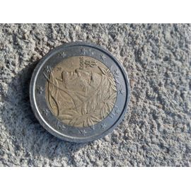 Pièce De 2 Euros Dante Alighieri Rome Italie