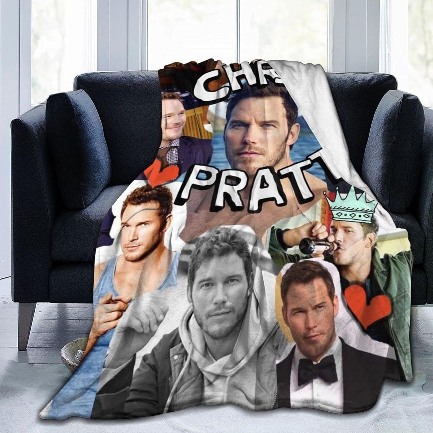 Couverture En Peluche Chris Pratt