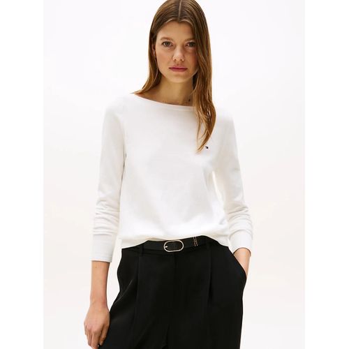 Sweat En Jersey À Col Bateau Co Jersey Stitch Boat-Nk Sweater/Ecru - L