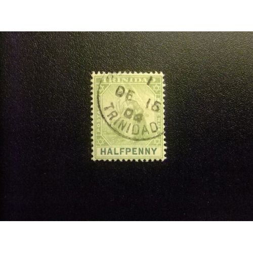 51 Trinidad Trinite 1901 / Britania / Yvert 55 Fu Filigrane Ca