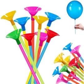 6 Kit de Support de Ballon, Support de Ballon avec Support en Plastique,  Ensembles de kit de Stand de Ballon Clair pour Fête d’Anniversaire Fête