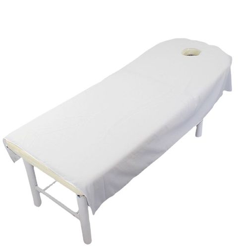 Drap De Lit Pour Salon De Miles, Juste De Matelas De Énergie En Fourrure Super Douce, Drap-Juste En Polyester, Traitement Spa Avec Trou De Soufflage