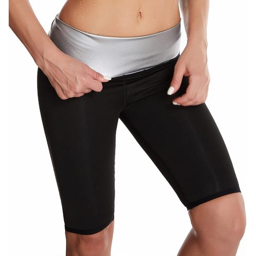 Pantalon De Sudation Femme Legging Collants De Sport Ventre Plat Élastique Pantalon De Compression Shapwear Pour Gym Fitness Yoga