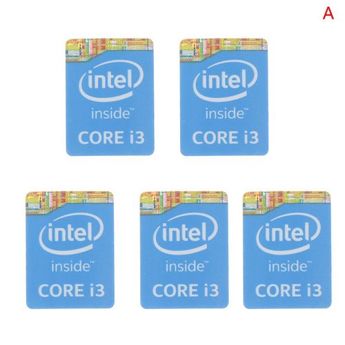 Étiquette autocollante Celeron Intel Core I3/I5/I7 (4e génération), 5 pièces, choix de couleurs, originale, nouveauté