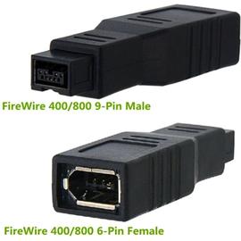 Adaptateur Firewire 800 à 400 (9 broches m à 6 broches f) - Blanc IEEE1394b