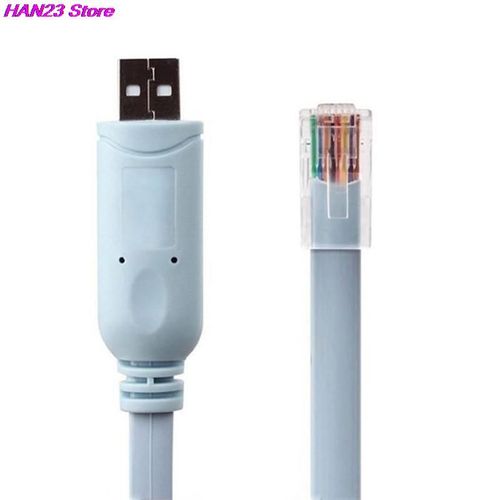 Câble USB vers RJ45 de 1.8M, pour débogage de Console, ligne A7H5, pour CONSOLE de routeur, pour routeur et routeur huawei H3C HP Arba 9306