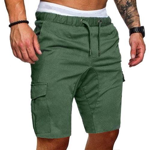 Short De Sport Homme Été Pantalon Court Décontracté Bermudas Cargo Outdoor Élastique Panta Court Pantalon De Jogging Respirant Plage Vacances